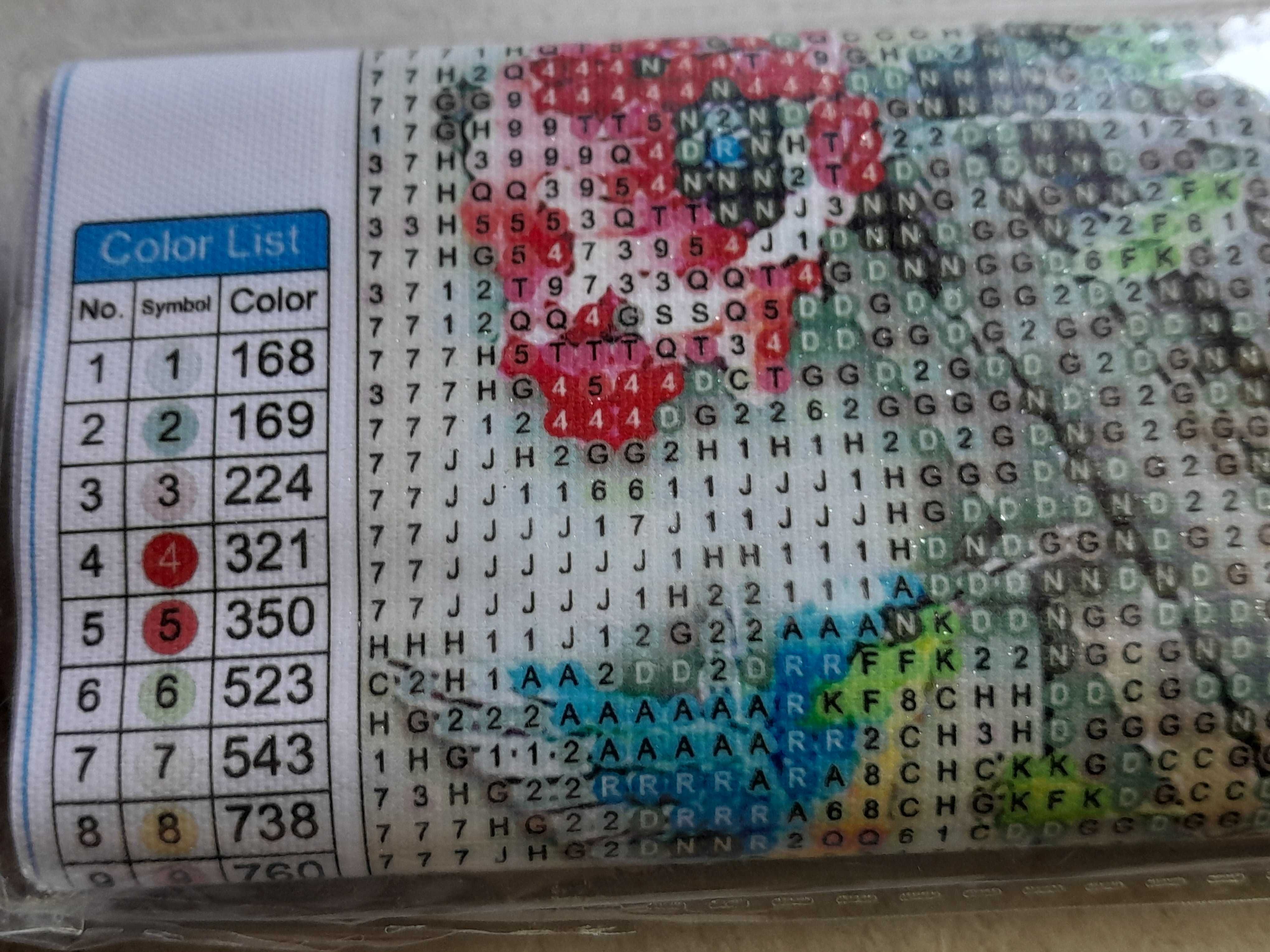 Domowa dekoracja ścienna wyklejanka diamentowa krzyż 30x40 nowa outlet