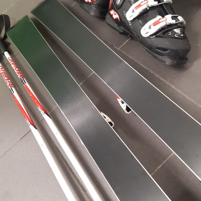 narty Atomic 130cm+buty Nordica 38+kije