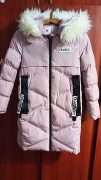 Зимове пальто для дівчинки 160 зріст