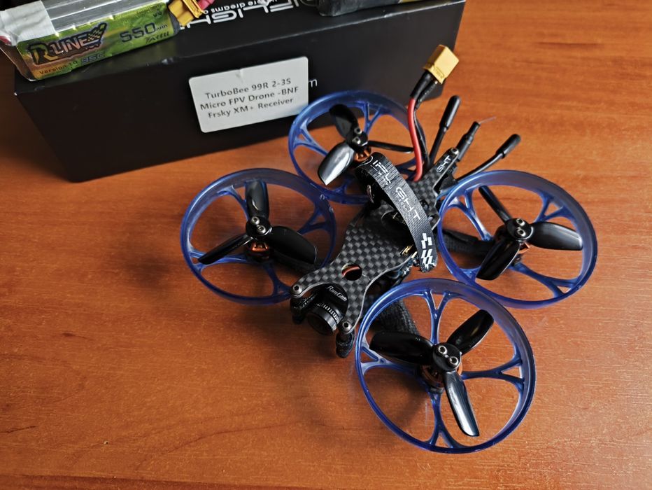 Dron FPV 2,5' iFlight TurboBee 99R 2-3S BNF FrSky analog Cinewhoop