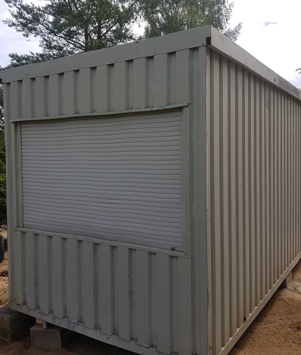 kontener biurowy, budowlany; domek na działkę