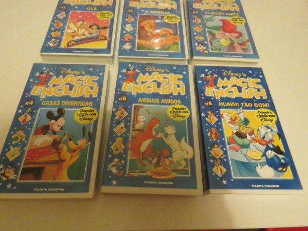 Disneys Magic English - Planeta Agostini VHS - Tudo €20