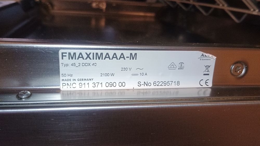 Wolnostojąca zmywarka AEG