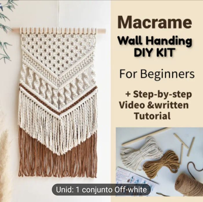 Macrame para iniciantes Kit de Tricô 

Novo
Com instruções