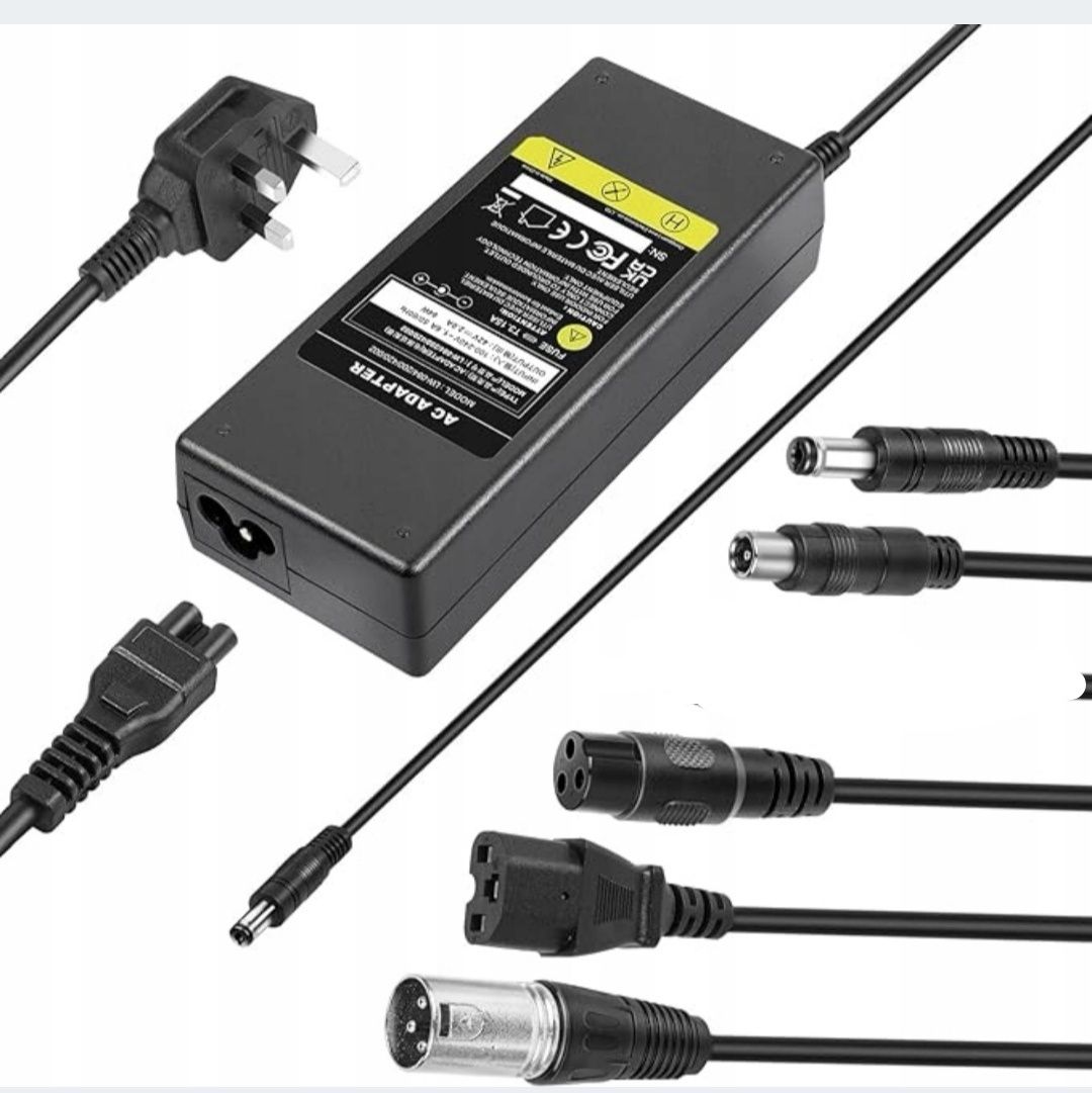 LabTEC Ładowarka do skutera, 42 V, 2 A, kabel do ładowania, do 36 V, 2
