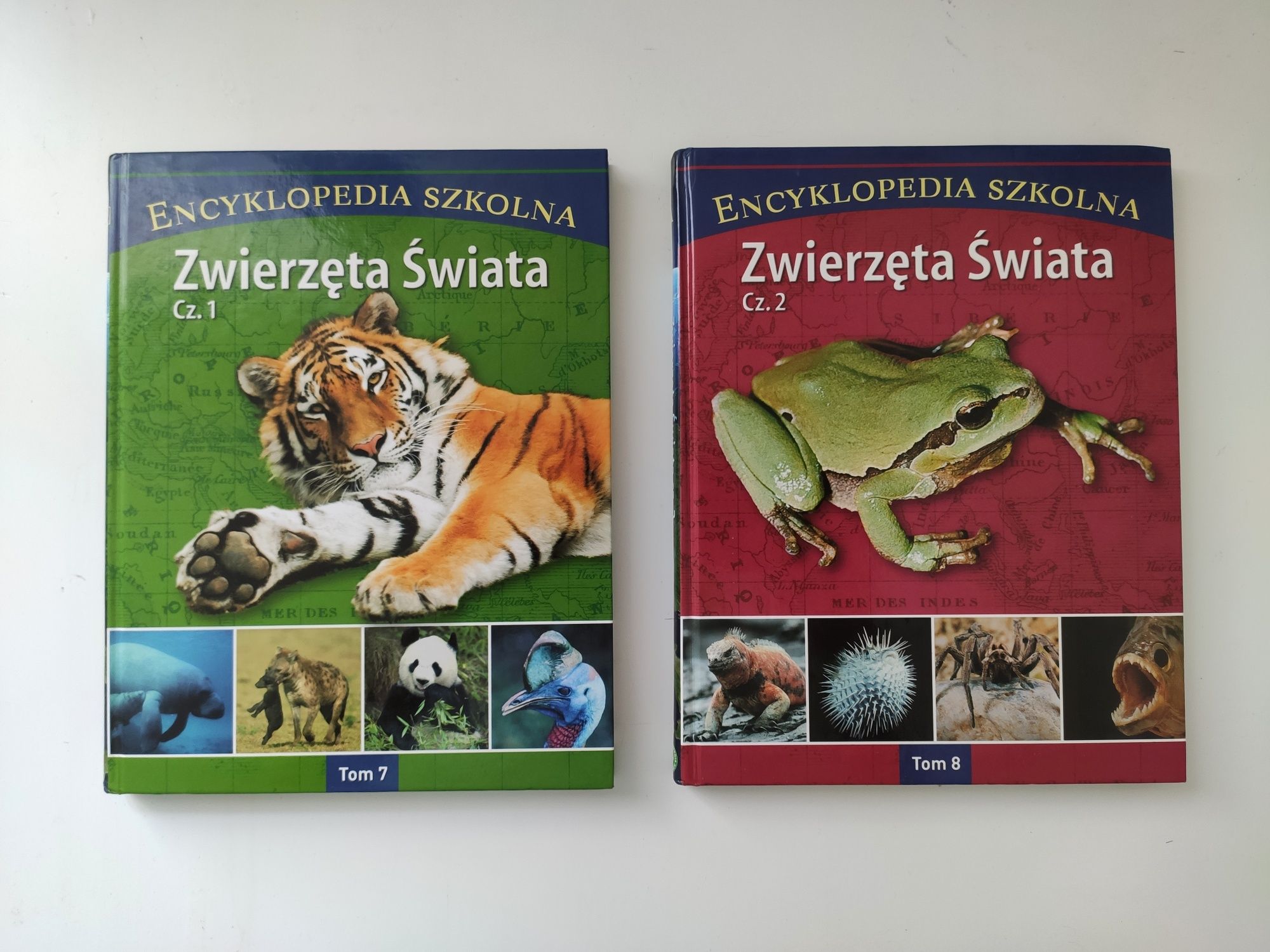 Zwierzęta Świata Cz. 1 i Cz. 2 Encyklopedia Szkolna