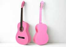 Gitara klasyczna 4/4 różowa