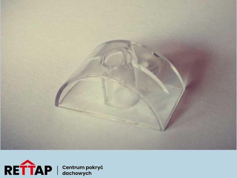 Poliwęglan- FALA TRAPEZ , bezbarwny, dymiony