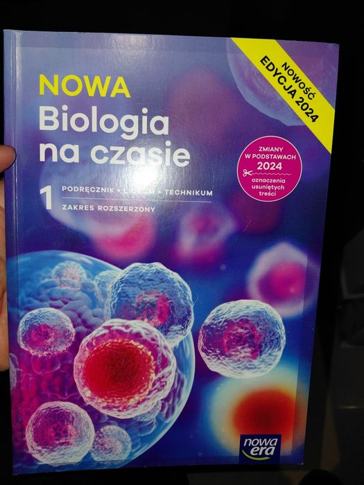 Biologia na czasie 1 Nowa era  Nowa EDYCJA rozszerzony