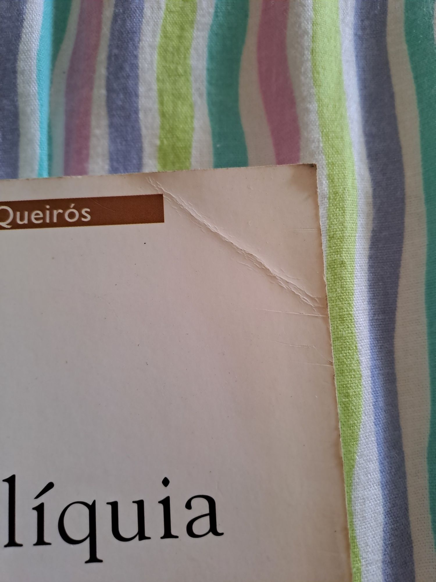 Livro "A Relíquia" de Eça de Queirós