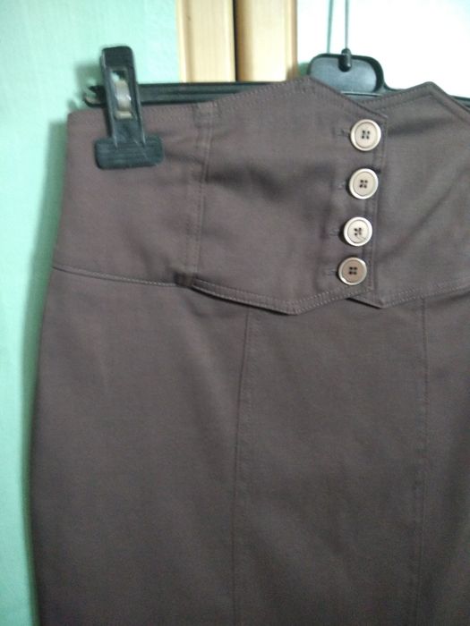 Spódnica ołówkowa wysoki stan midi