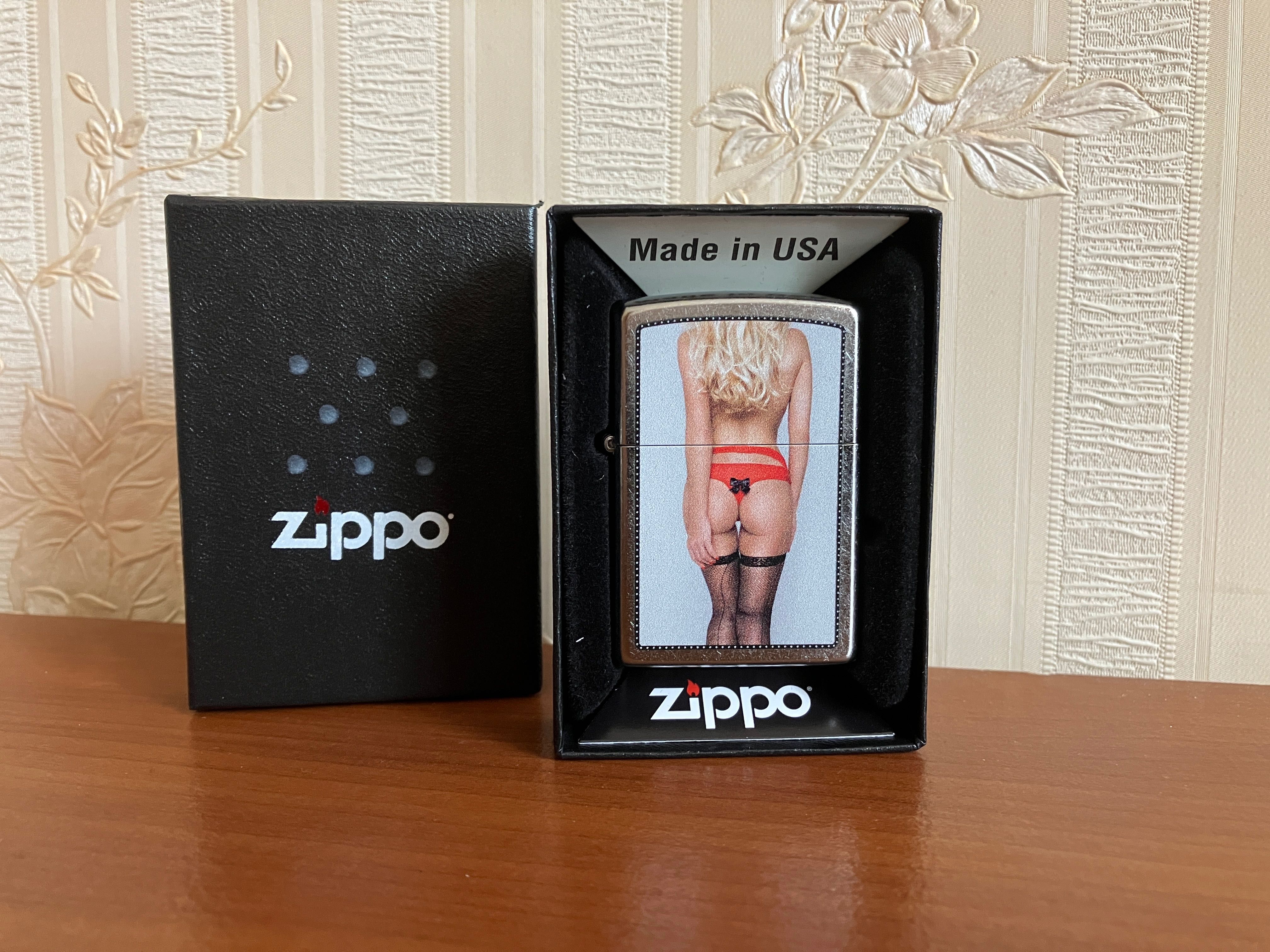 Запальничка Zippo Sexy Red thong. Girl Collection. Оригінал!
