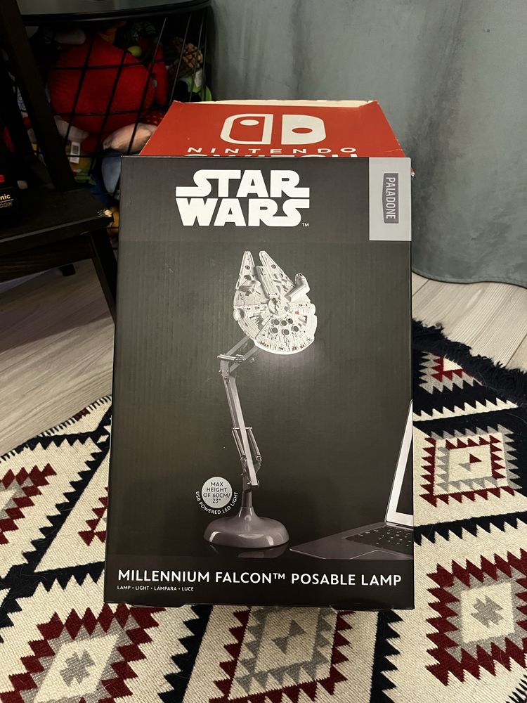 Star Wars Lampka na biurko Millenium Falcon Posable Gwiezde wojny