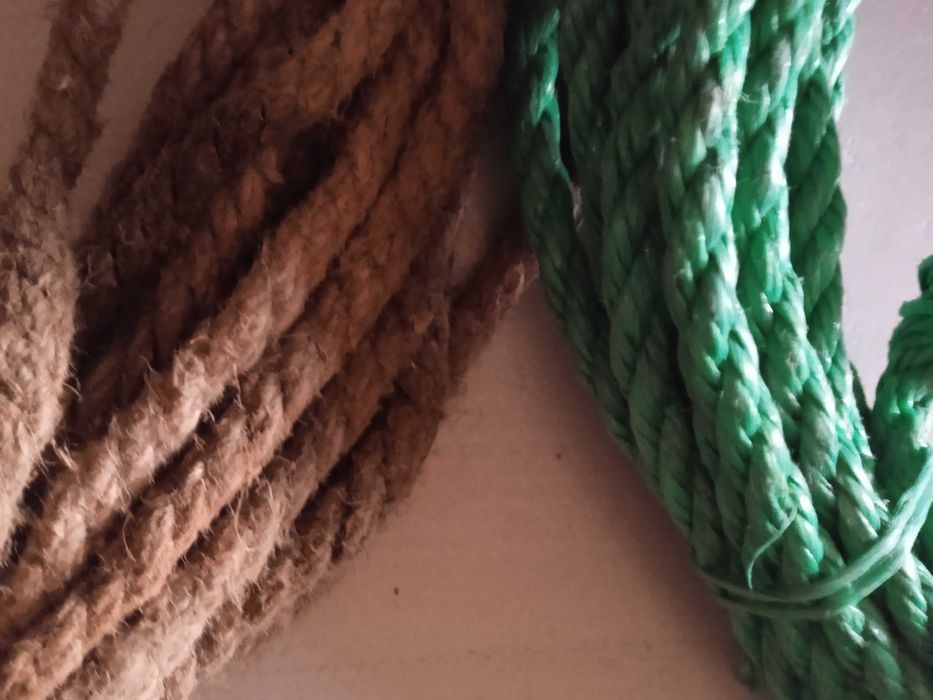 Канат веревка 14 -18  метров капрон