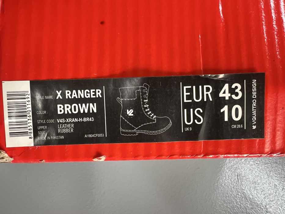 Botas X Ranger - VQuattro Design tamanho 43 em pele