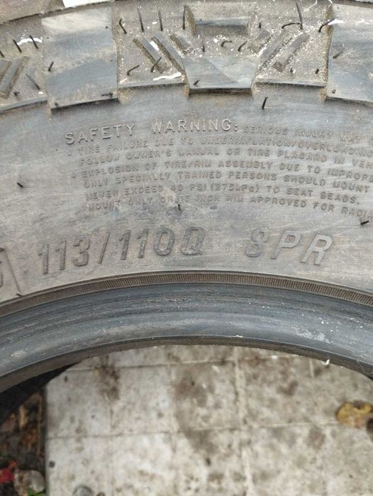 Грязьові, болотні шини для бездоріжжя і для асфальту R16