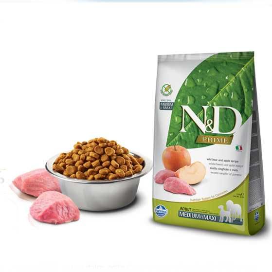 Farmina N&D (Grain Free) Adulto Medium-Maxi - Frango e Javali