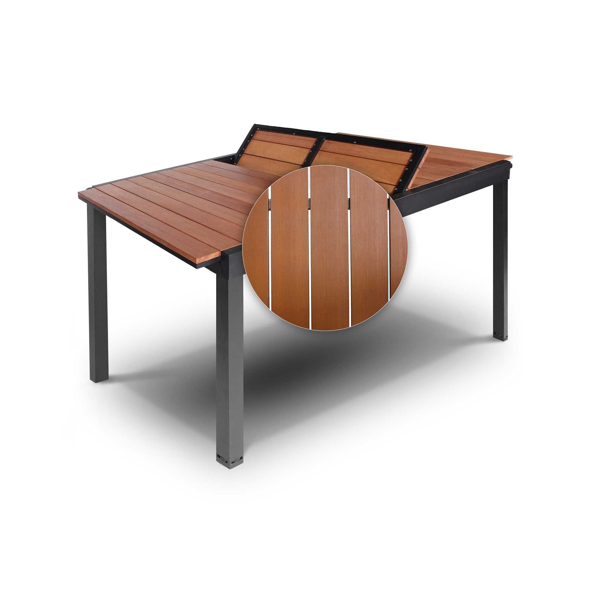 Stół ogrodowy Stół rozkładany Stół drewniany lub plastikowy
