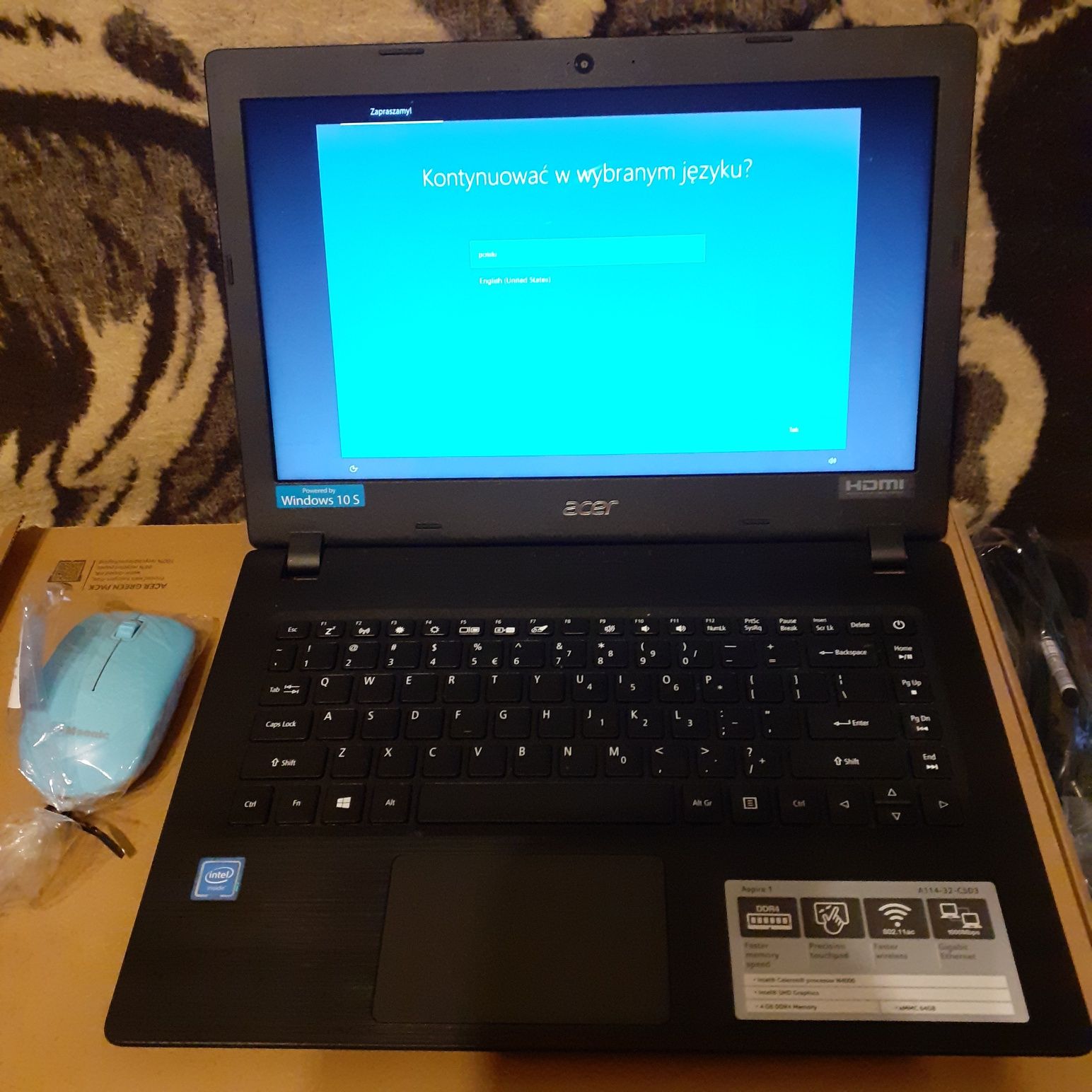 Laptop  Acer Swift 1 4GB 128GB W10S