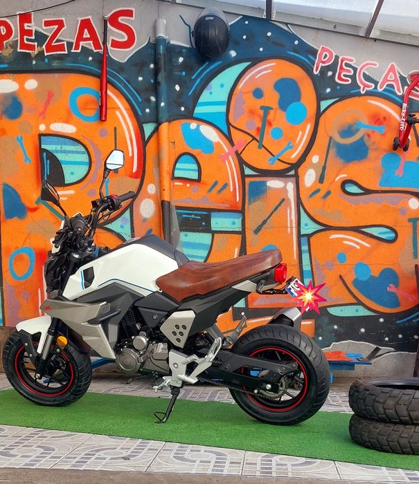 Moto 125cc Fk Motors scrambler // 550 km como nova
