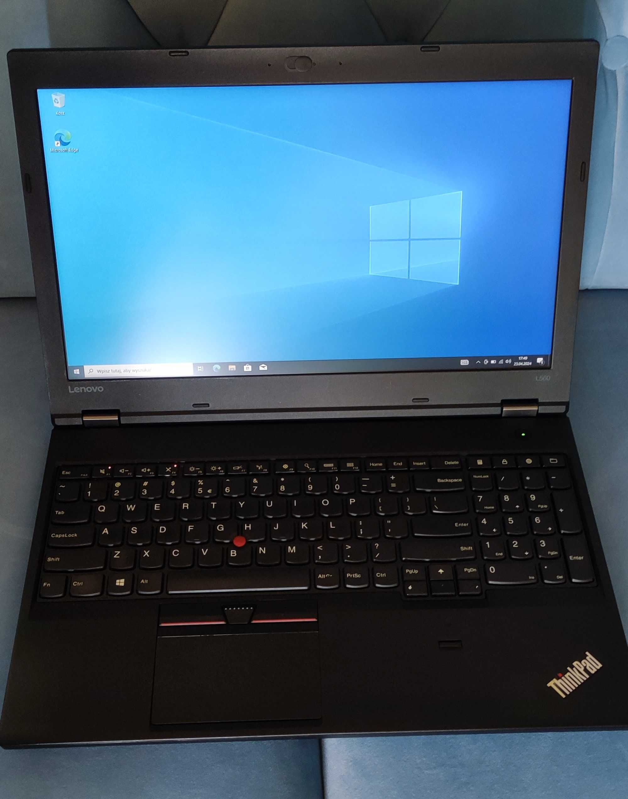 Laptop Lenovo ThinkPad L560 i5-6200U 8GB 500GB matryca 15,6" FullHD