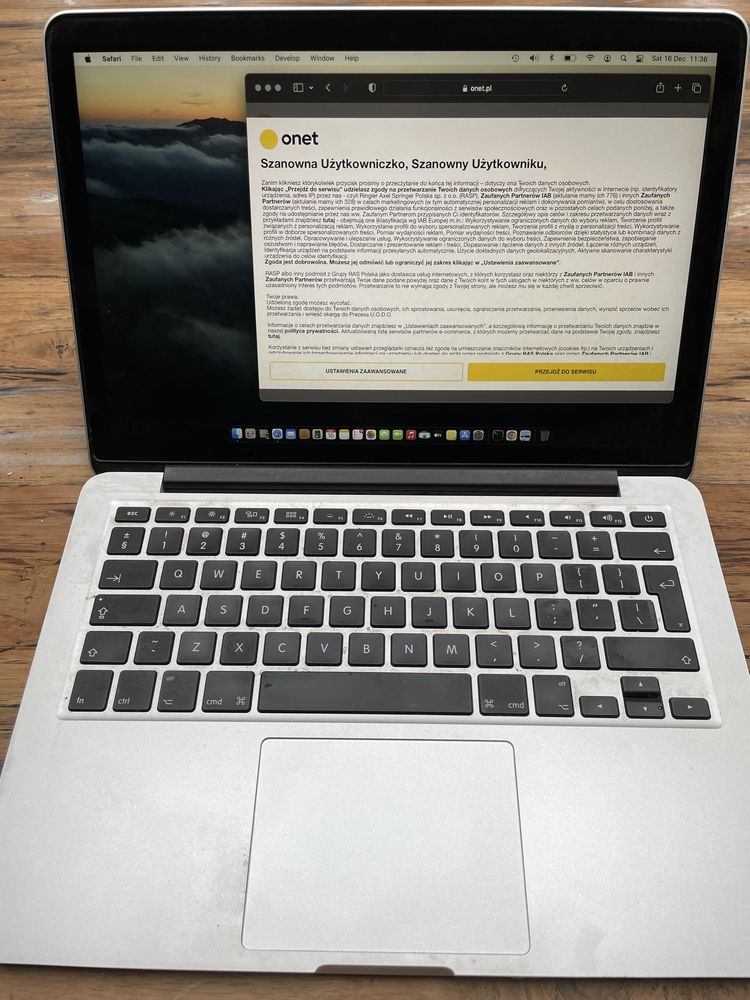 MacBook Pro Retina 13 cali - 2013