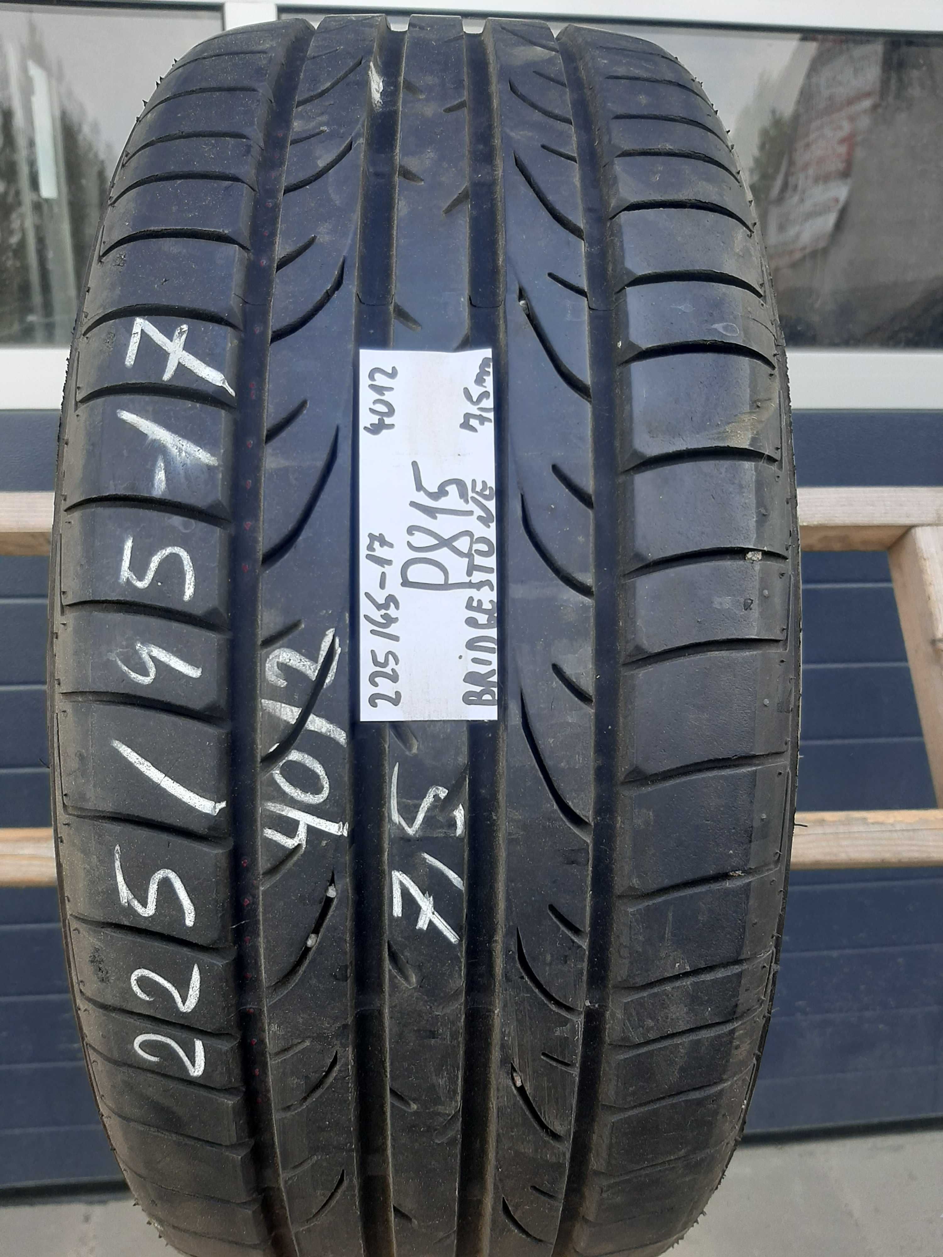 225/45 17 Bridgestone Potenza  4012 Obrzycko P815