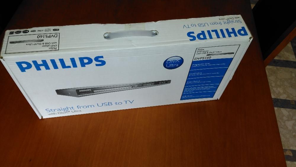 Leitor divx e DVD Phillips