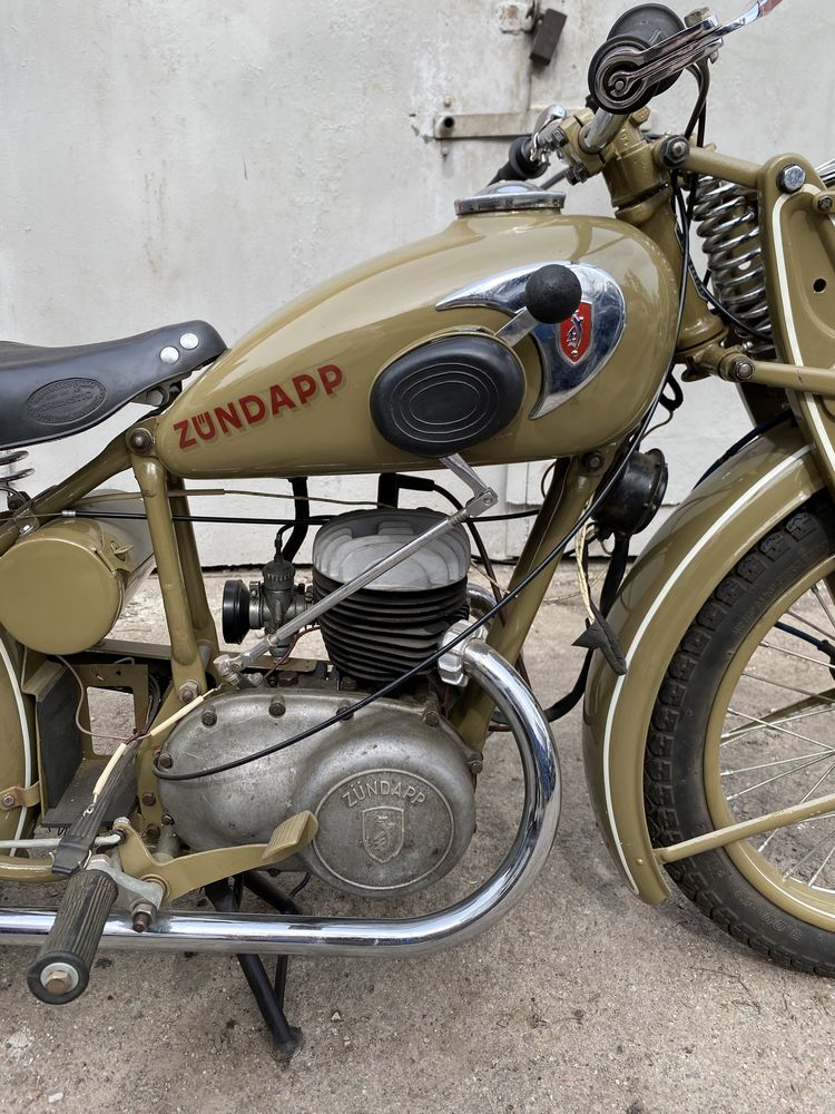 Ретро мотоцикл «Zundapp- db-200»,1938 г.