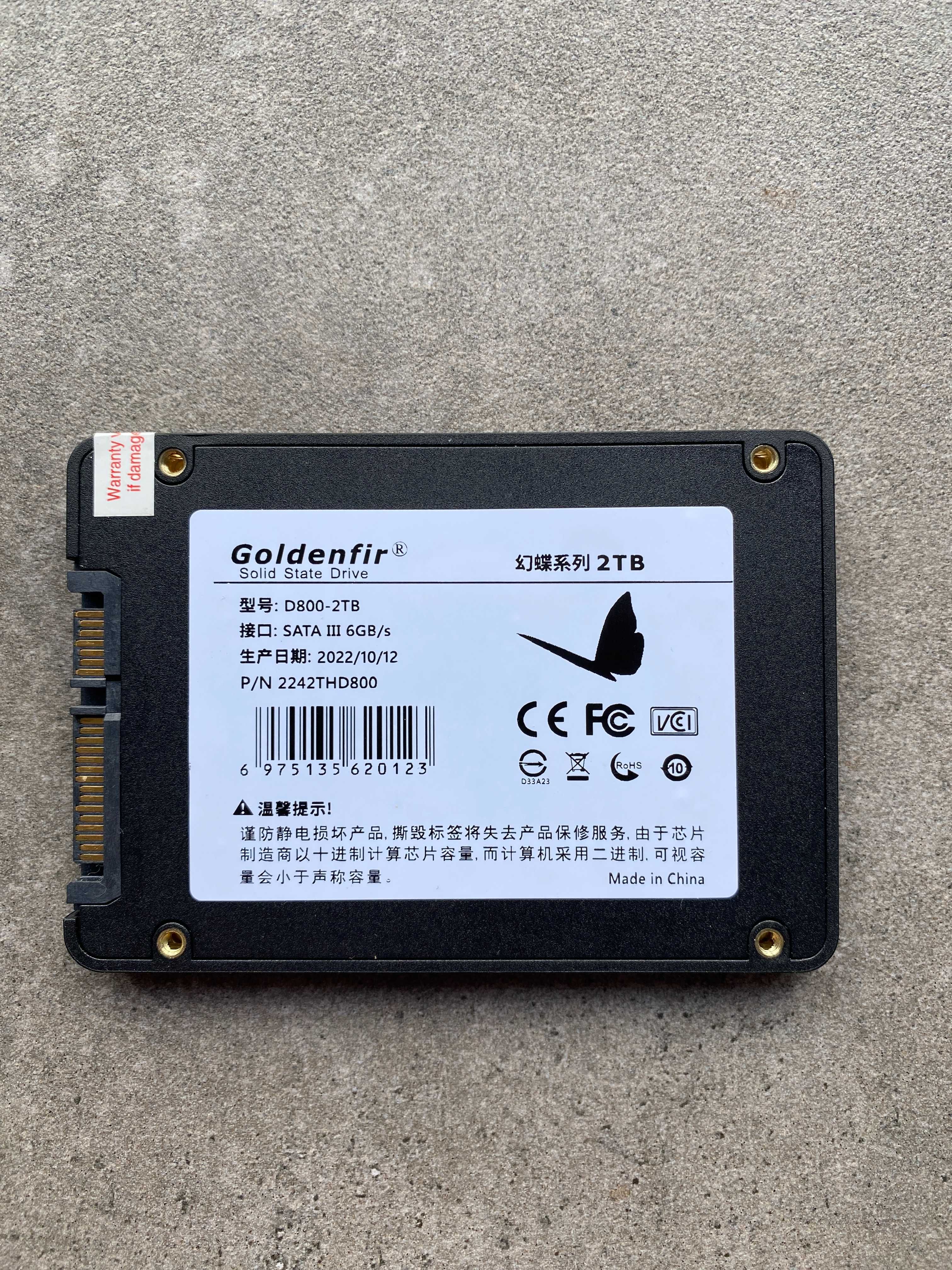 Dysk SSD 2TB - D800 SATA III 6GB/s