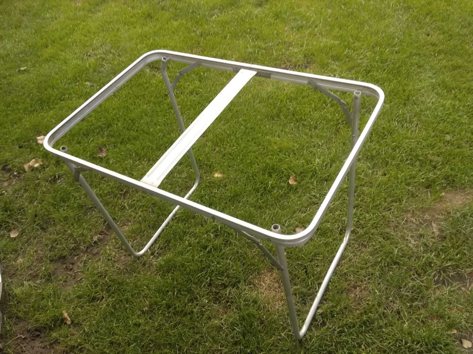 Stolik turystyczny składany aluminiowy rama podstawa 70x47 cm