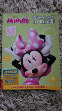 Myszka Minnie Disney książka z naklejkami
