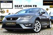 Seat Leon FR*150KM*HB*FullLED*Navi*PółSkóry*MODE*2xPDC*Tempomat*LaneAssist*1wł