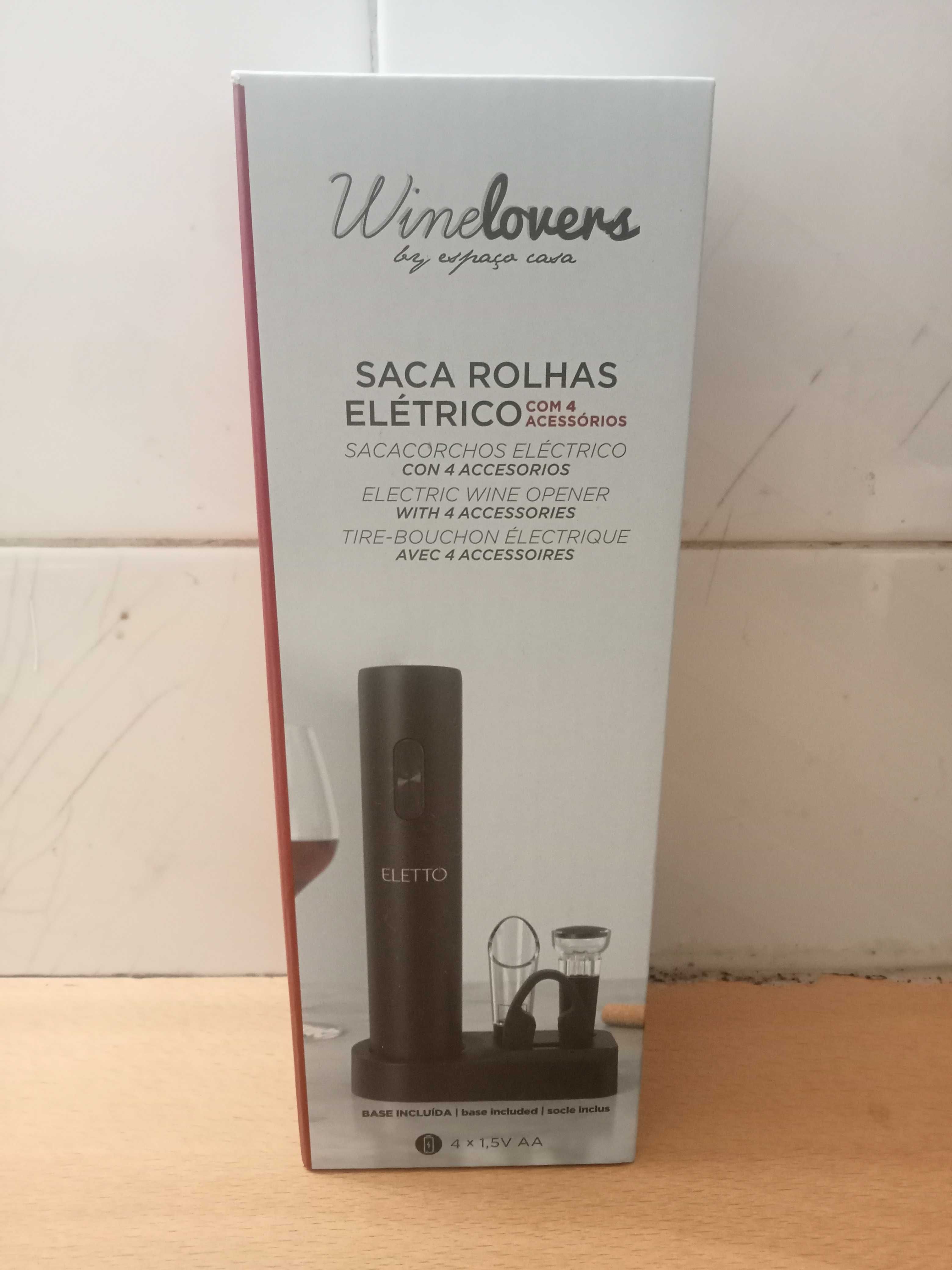 Saca rolhas electrico NOVO