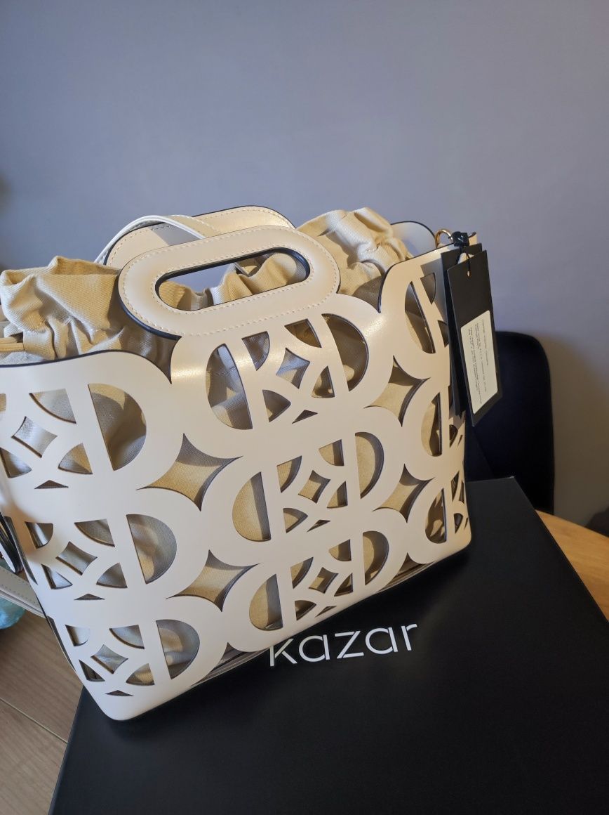 Nowa skórzana torebka Kazar