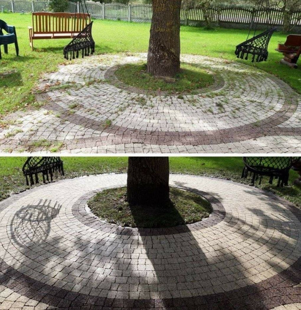 Mycie czyszczenie elewacji, kostki brukowej,dachów,ogrodzeń, tarasów i