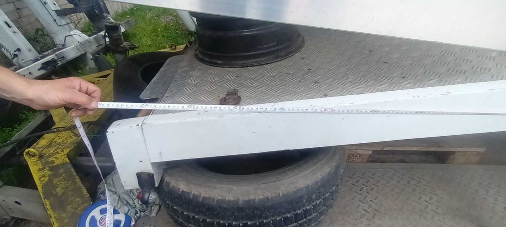 Najazd stalowo-aluminiowy do lawety