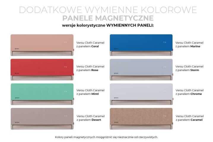 Klimatyzacja ClothStone Caramel 2,6 kW/chł 2,6 kW A+++/ogrz 2,9 kW A++