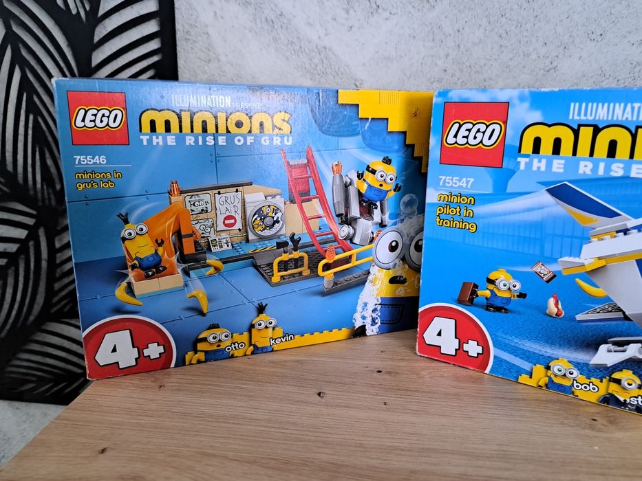 Lego Minions 75546 oraz 75547