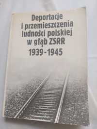Książka deportacje i przemieszczenia ludności polskiej w głąb zsrr