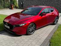 Mazda 3 41 tyś przebiegu, Automat, skóra, kamery 360, najbogatsza wersja