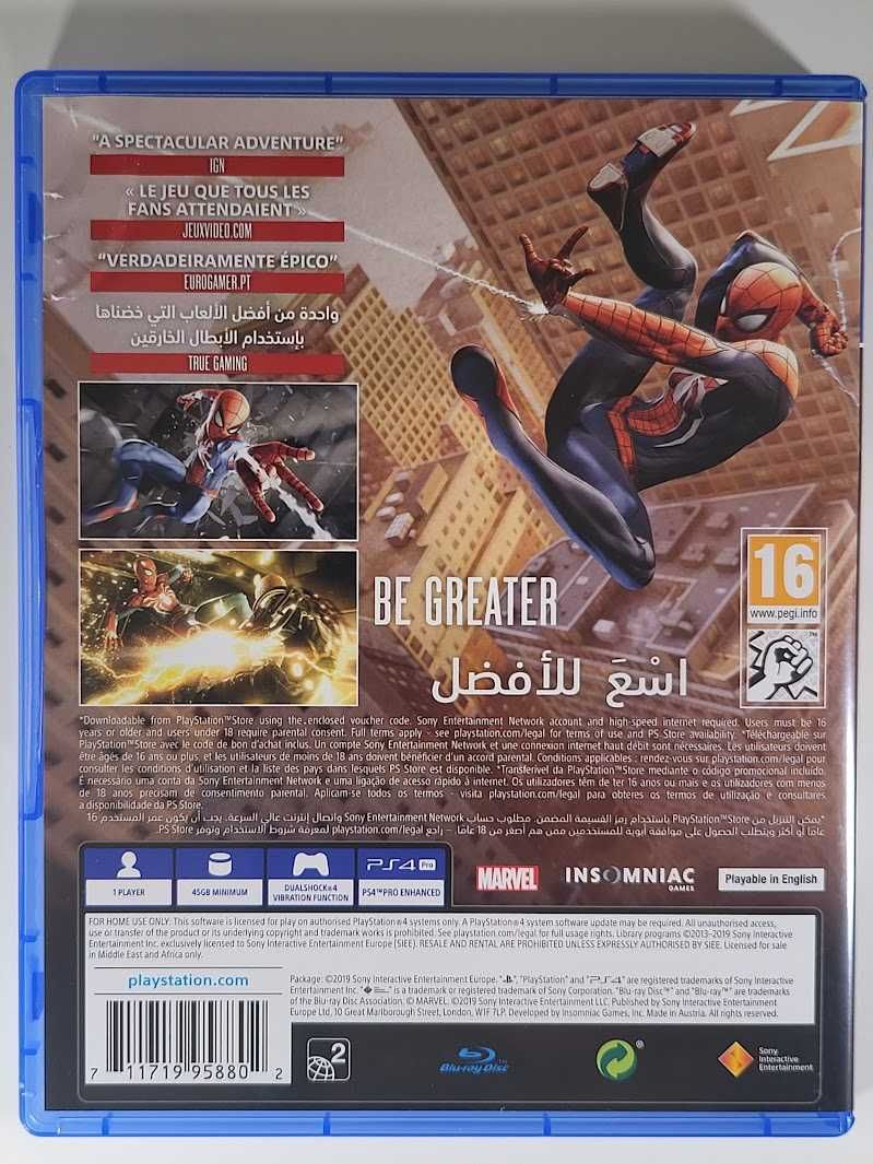 Marvel’s Spider-Man Game Of The Year / GOTY / Gra PS4 / Dubbing PL