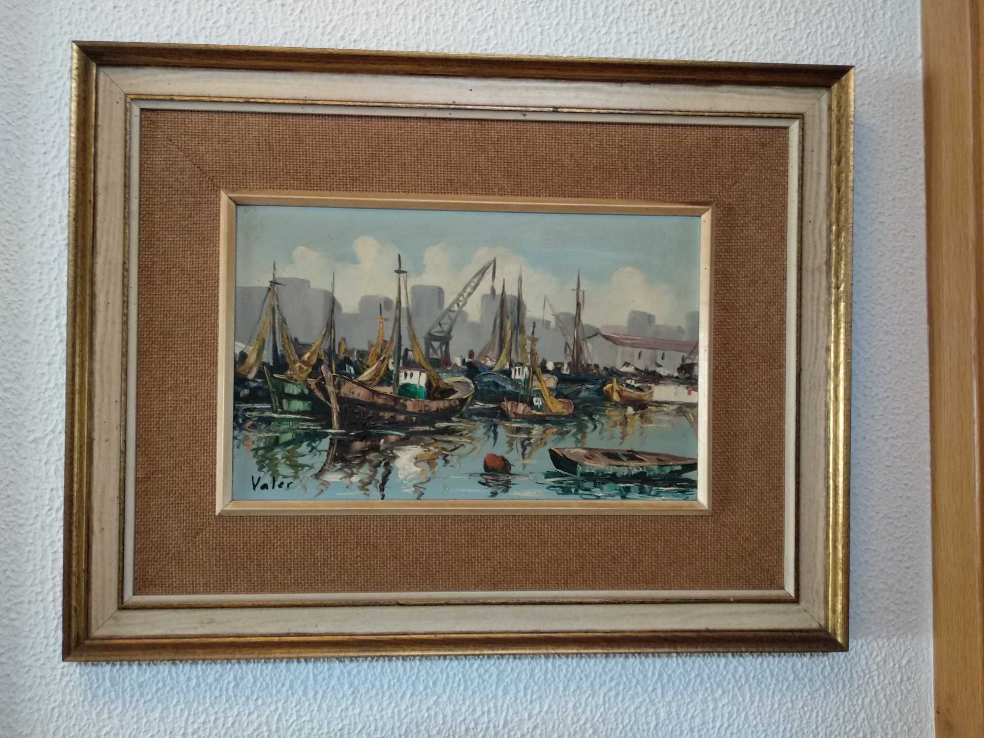 Quadro, motivos mar, autor VALER