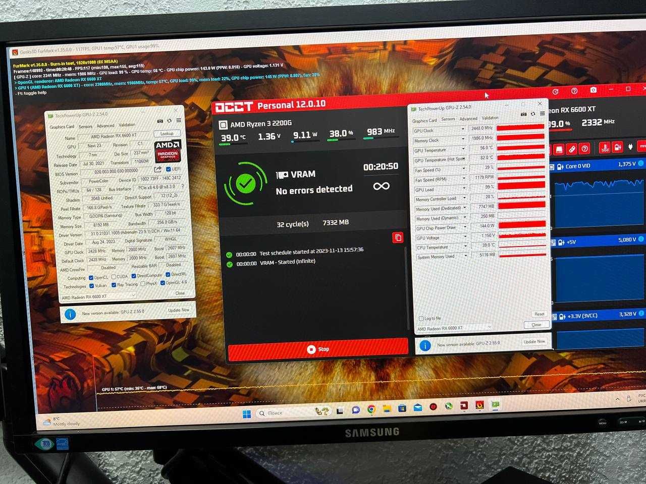 Відеокарта PowerColor Red Devil RX 6600 XT 8gb KLAVAcomp