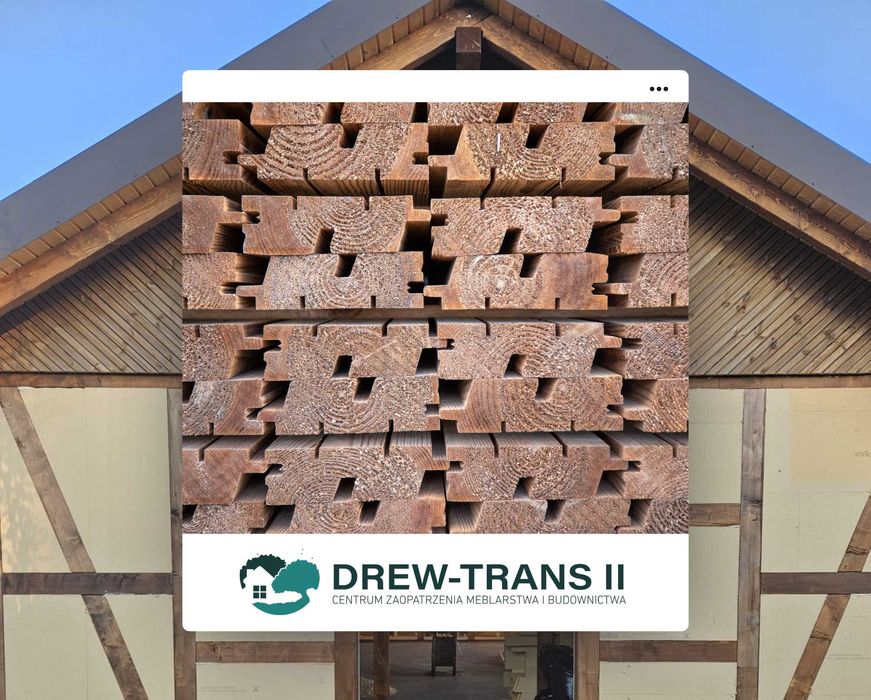 Deski elewacyjne z drewna 36x110x4000 HARMONY, impregnowane