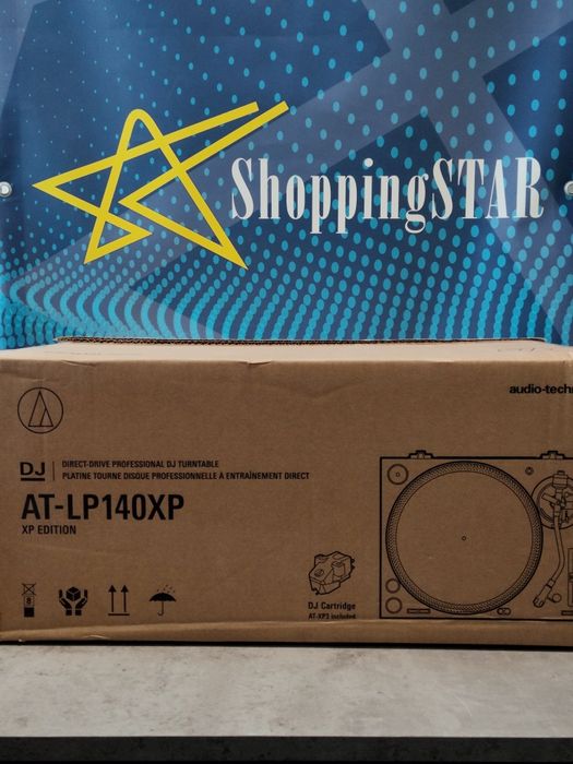 Програвач вінілових дисків Audio-Technica AT-LP140XP Black • Новий!