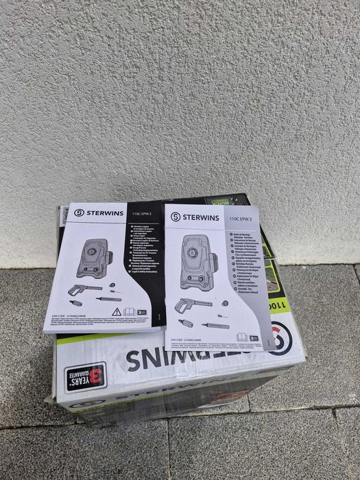 Lavadora de alta pressão STERWINS 110C EPW-3 - como NOVA na caixa