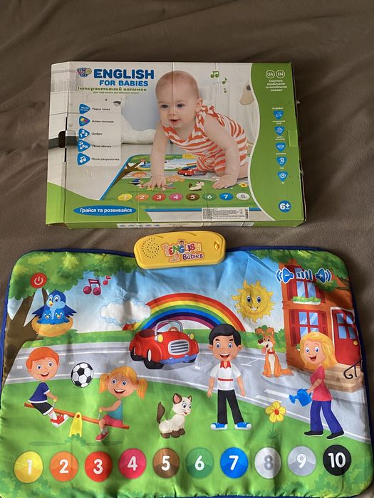 Розвиваючі іграшки.Інтерактивний музичний килимок. Розвиваючий килимок