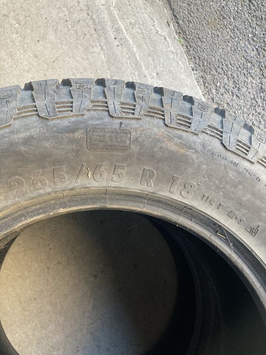 Продам резину GRABBER АТ , Чехія , БУ 265/65/R18