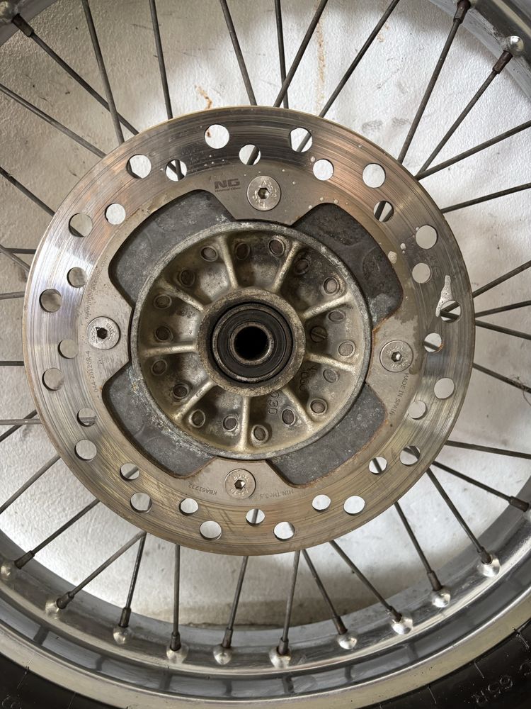 Koło Tył Tylne 18Cali Oś 17mm  SUZUKI TS125 Cross Mtx Dt Rm Yz Cr Sx